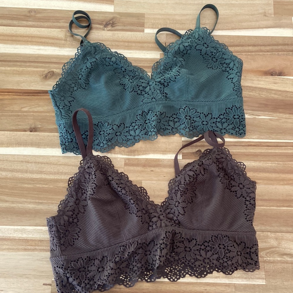 Aerie Lace Bralettes (2 pack!)